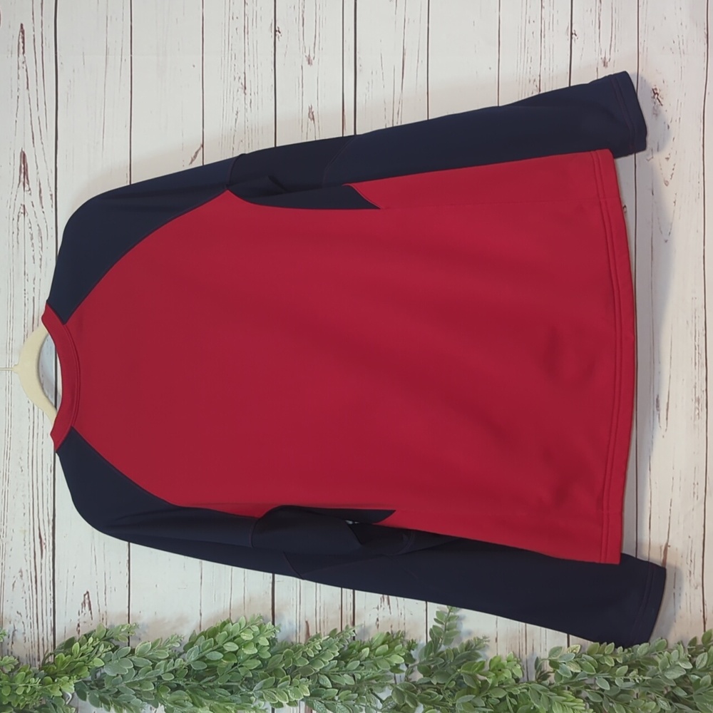 Men's Nike Red Navy St. Louis Cardinals Raglan Sweatshirt Large‎ Therma-Fit - Picture 8 of 13